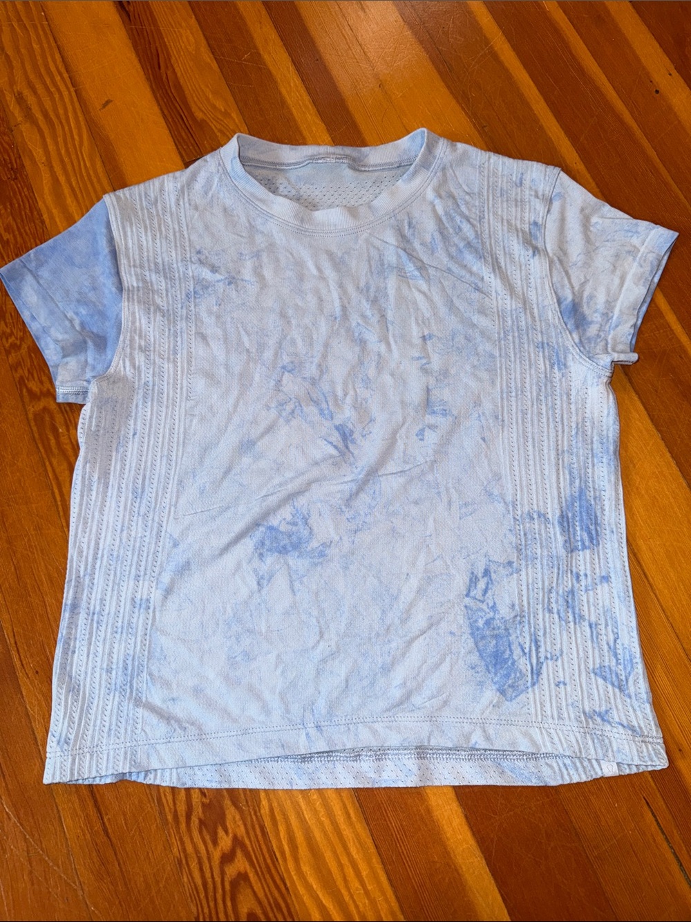 Light Blue Tie-Dye Lululemon Top